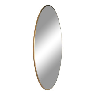 Lustro okrągłe w złotej ramie Jersey 100cm House Nordic