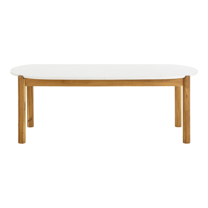 Stół ogrodowy owalny Terracina 210x95cm akacja / terrazzo House Nordic