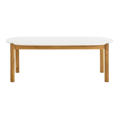 Stół ogrodowy owalny Terracina 210x95cm akacja / terrazzo House Nordic