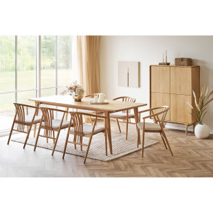 Komoda na nóżkach Darwin 100x40x140cm dąb naturalny House Nordic