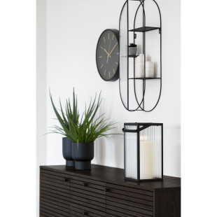 Komoda fornirowana 3 szuflady 2 szafki Kyoto 150x40cm dąb dymiony House Nordic