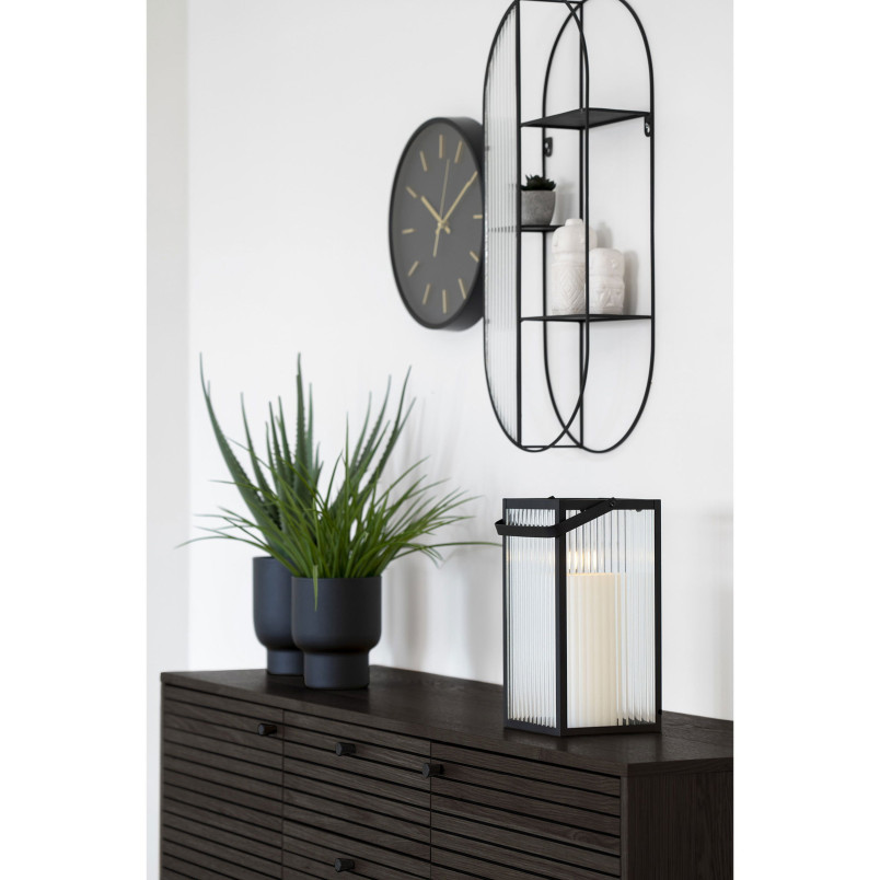 Komoda fornirowana 3 szuflady 2 szafki Kyoto 150x40cm dąb dymiony House Nordic