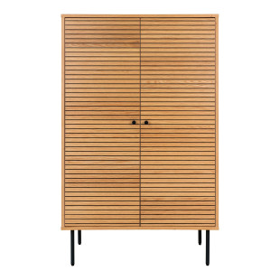 Komoda fornirowana na nóżkach Kyoto 130x80cm dąb naturalny House Nordic