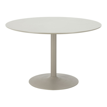 Stół okrągły na jednej nodze Riva 120cm piaskowy House Nordic