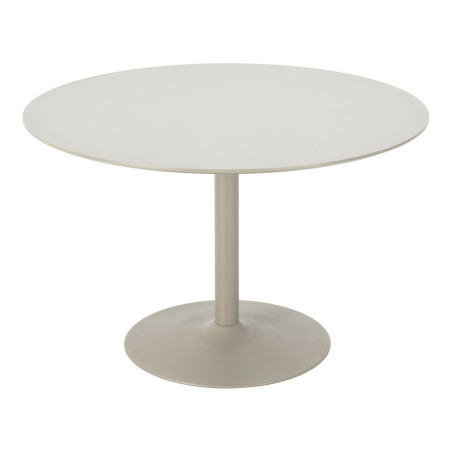 Stół okrągły na jednej nodze Riva 120cm piaskowy House Nordic
