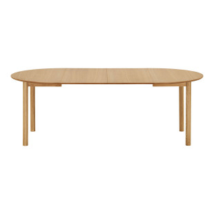 Stół okrągły rozkładany Bundaberg 120/120-220 cm fornir dębowy House Nordic
