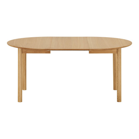 Stół okrągły rozkładany Bundaberg 120/120-220 cm fornir dębowy House Nordic