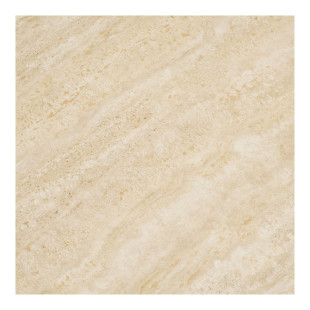 Stół ceramiczny na jednej nodze - klepsydra Annecy 120cm trawertyn / piaskowy House Nordic