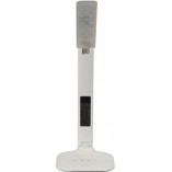 Lampa biurkowa LED z zegarem | Brilliant Glenn | Biała