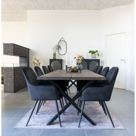 Stół drewniany Toulon 95x240cm dąb dymiony House Nordic
