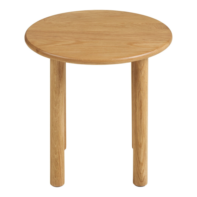 Stolik dębowy okrągły Jena 40cm House Nordic