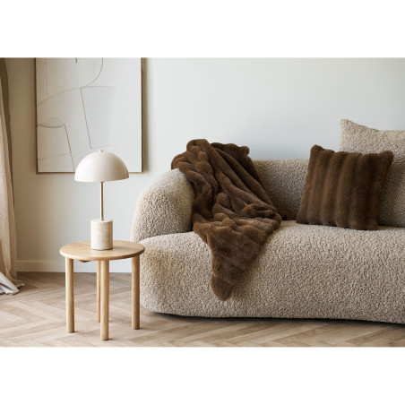 Stolik dębowy okrągły Jena 40cm House Nordic