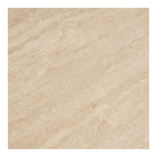 Stolik okrągły ceramiczny na jednej nodze - klepsydra Annecy 70cm trawertyn / piaskowy House Nordic