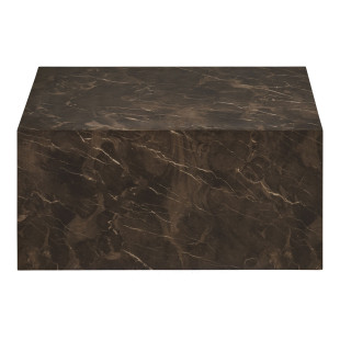 Stolik kawowy bryła Prague 60x80x40cm  imitacja marmuru House Nordic