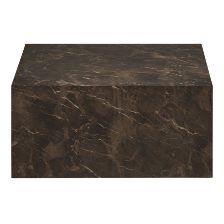Stolik kawowy bryła Prague 60x80x40cm  imitacja marmuru House Nordic
