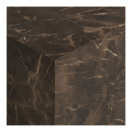 Stolik kawowy bryła Prague 60x80x40cm  imitacja marmuru House Nordic