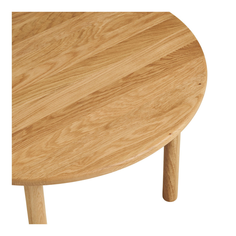 Stolik dębowy okrągły Jena 70cm House Nordic