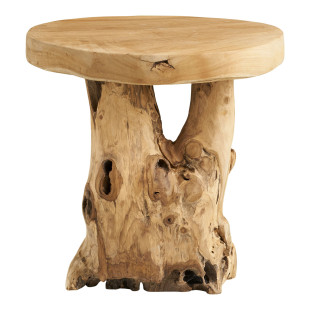 Stolik kawowy z drewna - przypominający drzewo Palena 40cm House Nordic