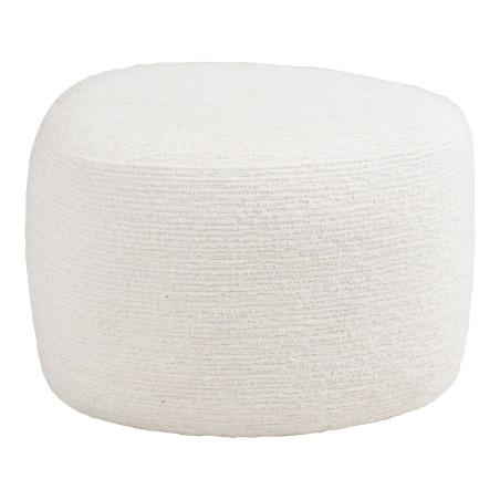 Pufa tapicerowana 55x40cm Hilo złamana biel House Nordic