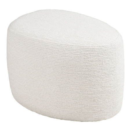 Pufa tapicerowana 55x40cm Hilo złamana biel House Nordic