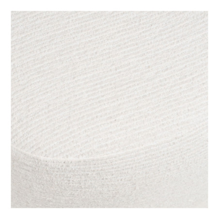 Pufa tapicerowana 55x40cm Hilo złamana biel House Nordic