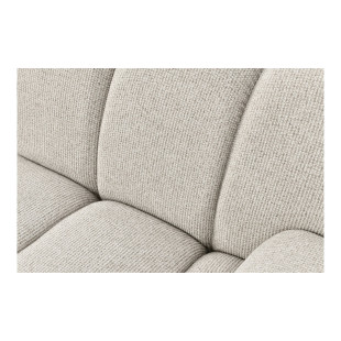Sofa modułowa Taza 3,5-osobowa z pufem piaskowa, prawa House Nordic