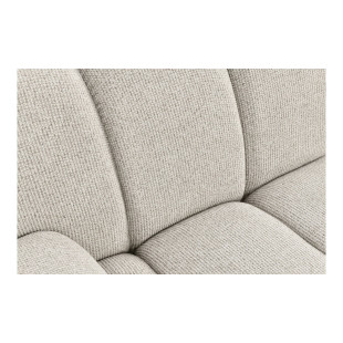 Sofa modułowa Taza 2,5-osobowa z pufem piaskowa, prawa House Nordic