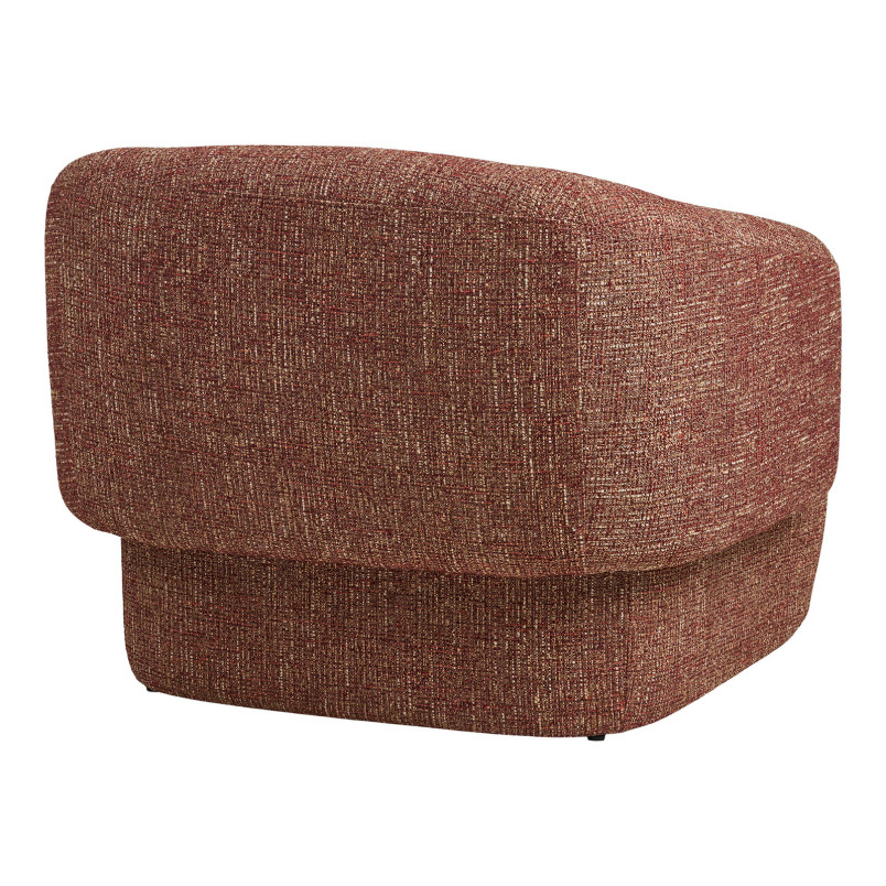 Fotel designerski tapicerowany Hamilton bordowy House Nordic