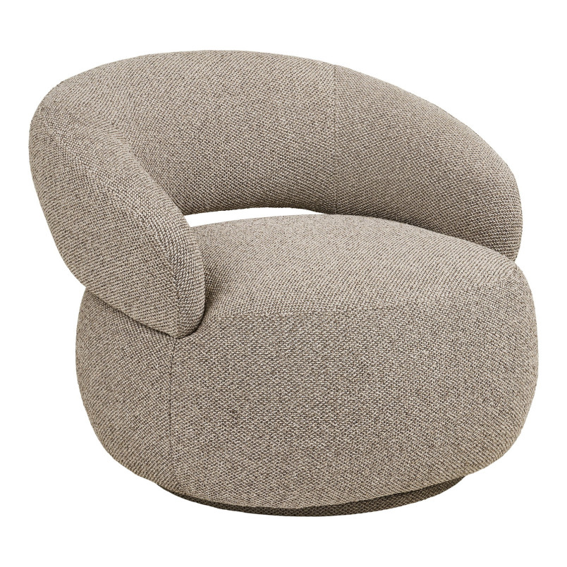 Fotel tapicerowany organiczny Sion piaskowy House Nordic