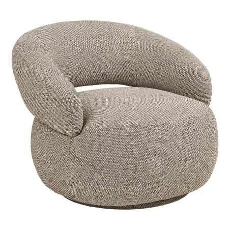 Fotel tapicerowany organiczny Sion piaskowy House Nordic