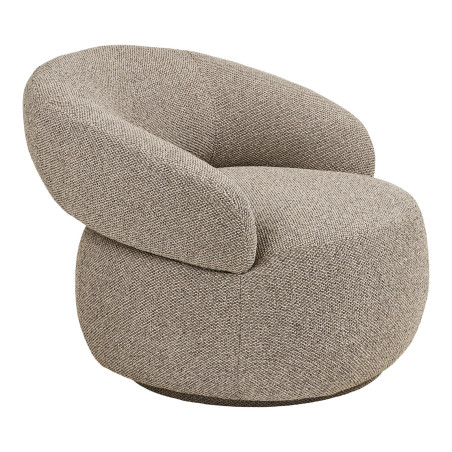 Fotel tapicerowany organiczny Sion piaskowy House Nordic