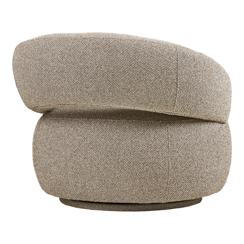 Fotel tapicerowany organiczny Sion piaskowy House Nordic
