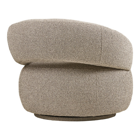 Fotel tapicerowany organiczny Sion piaskowy House Nordic
