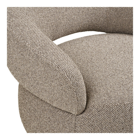 Fotel tapicerowany organiczny Sion piaskowy House Nordic