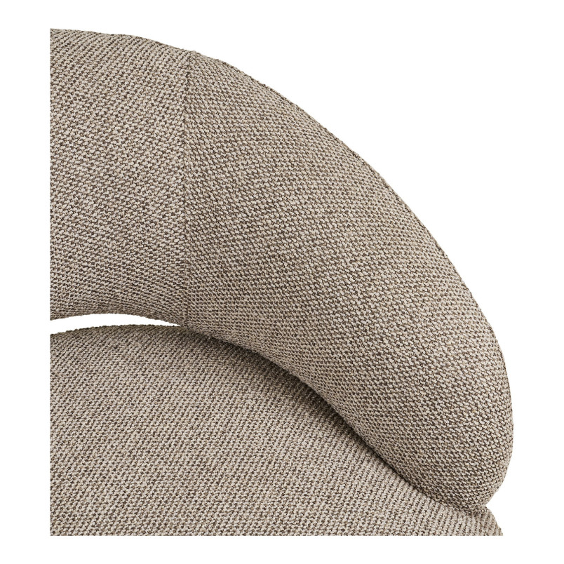 Fotel tapicerowany organiczny Sion piaskowy House Nordic