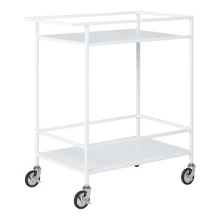 Wózek barowy / barek metalowy Vita 68cm biały House Nordic