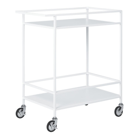 Wózek barowy / barek metalowy Vita 68cm biały House Nordic