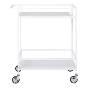 Wózek barowy / barek metalowy Vita 68cm biały House Nordic