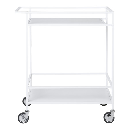Wózek barowy / barek metalowy Vita 68cm biały House Nordic