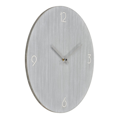 Zegar okrągły z cichymi wskazówkami Ravenna 40cm szary przecierany House Nordic