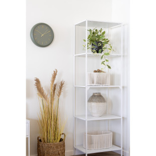 Zegar ścienny okrągły z cichym mechanizmem Rossano 30cm zielony House Nordic