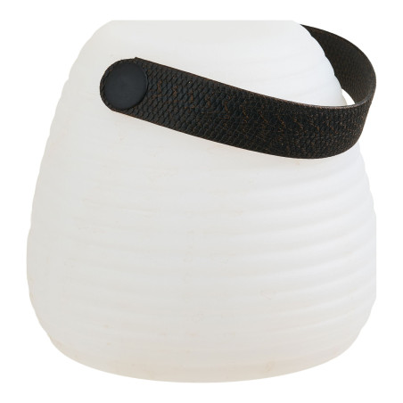 Lampa ogrodowa przenośna Derry LED RGM 13cm biała z paskiem House Nordic