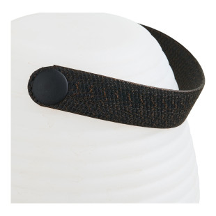 Lampa ogrodowa przenośna Derry LED RGM 13cm biała z paskiem House Nordic