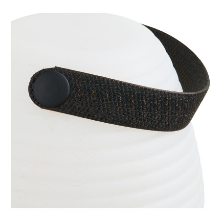 Lampa ogrodowa przenośna Derry LED RGM 13cm biała z paskiem House Nordic