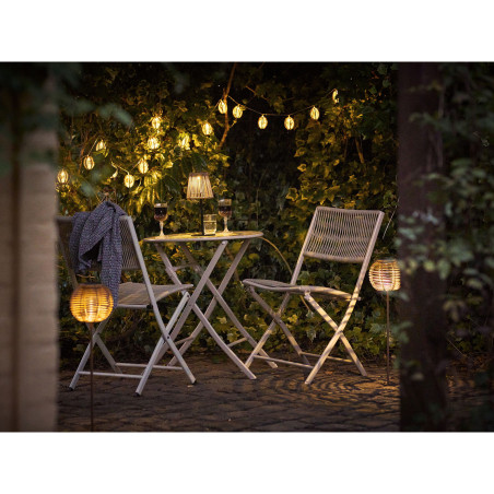 Girlanda ogrodowa Carlisle 180cm polirattan naturalny / czarny House Nordic