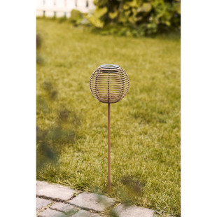 Lampion ogrodowy solarny - kula LED Carlisle 17cm House Nordic