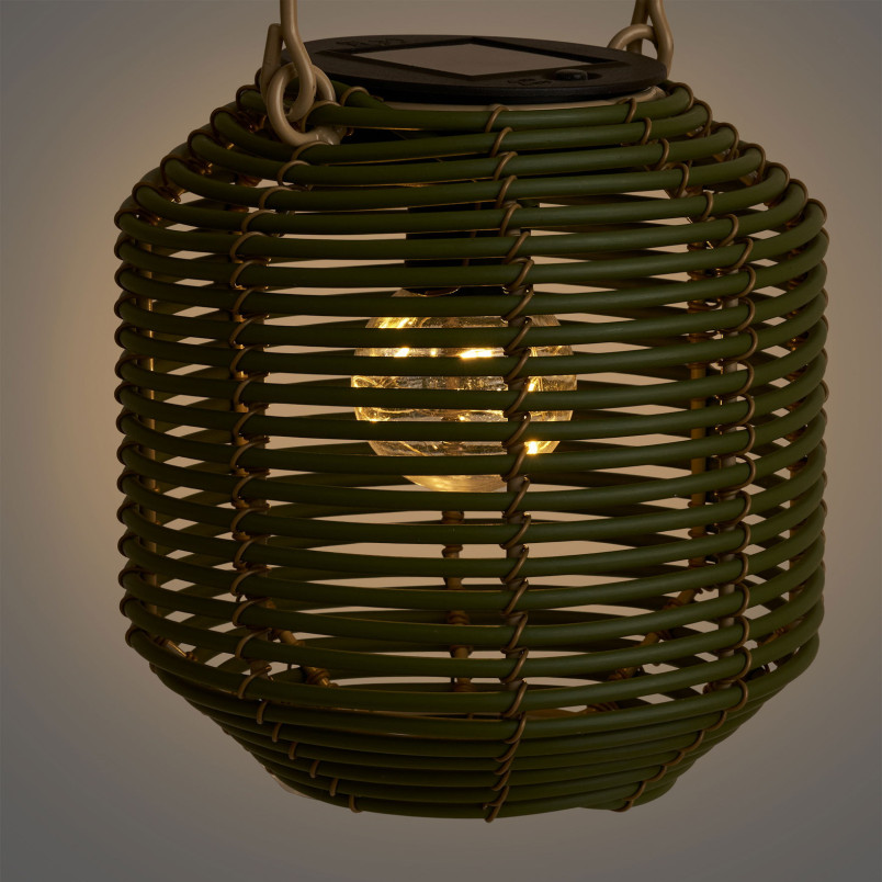 Lampion ogrodowy Crewe zielony 15cm House Nordic