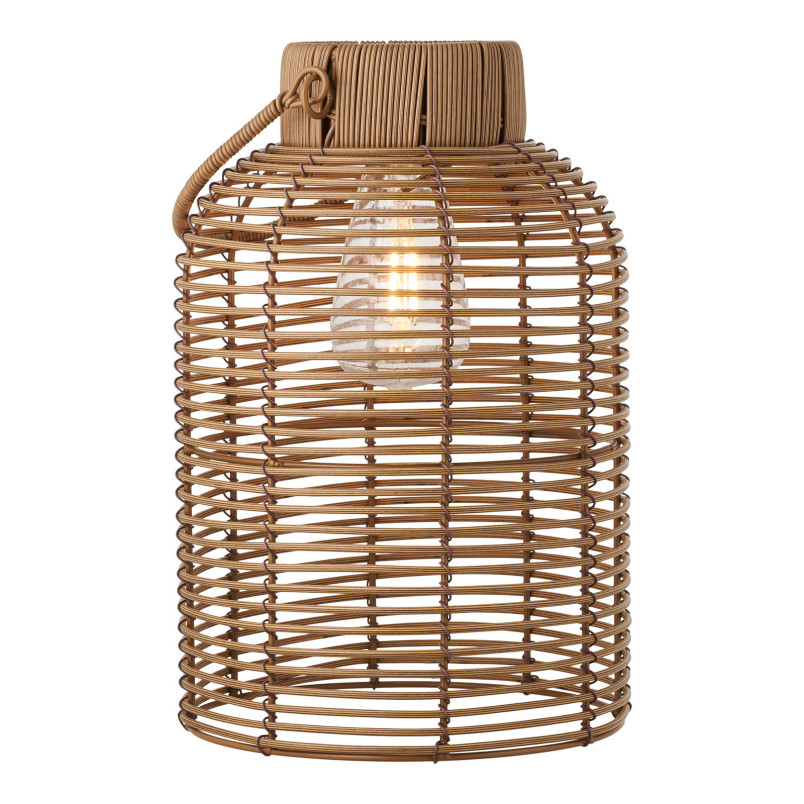 Lampion ogrodowy z rattanu Brentford 20cm House Nordic