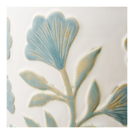 Doniczka / osłonka ceramiczna Miorzb kwiatowy wzór House Nordic