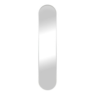 Lustro owalne w srebrnej ramie Hennetved 35x170cm House Nordic